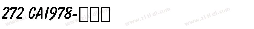 272 cai978字体转换